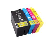 JFGIkLFD Kit de Remplacement de Cartouches d'encre compatibles T2701, T2702, T2703, T2704, T2711, Compatible avec WF-3620DWF, WF-3640DTWF, WF-7110DTW, WF-7610DWF, WF-7620DTWF(T2711 1SET)