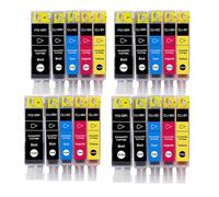 JFGIkLFD Paquet de 20 Cartouches d'encre compatibles PGI-5 CLI-8 pour IP4200 IP4300 IP4500 MP500 IP5200 MP530 MP600 MP610 MP800 Remplacement Compatible