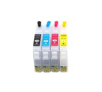 JFGIkLFD Paquet de 4 Cartouches d'encre de Recharge avec Puce Arc, compatibles avec XP 312 XP 315 XP 322 XP 325 XP 402 XP 405 XP 412 XP 415 XP 422 XP 425