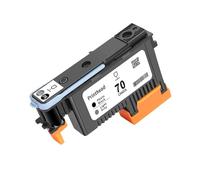JFGIkLFD Remplacement de tête d'impression Compatible HP70 Compatible avec C9404A C9405A C9406A C9407A Compatible avec Designjet Z2100 Z5200 Z3100 Z3200(1PC MBK and Cyan)