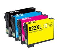 JFGIkLFD Remplacement des Cartouches d'encre 822XL compatibles Compatible avec WF-3820 WF-4820 WF-4830 WF-4833 T822XL(822XL Ink 1SET)
