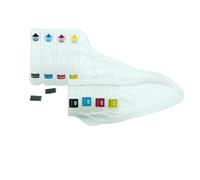 JFGIkLFD Système d'alimentation en Encre Continue 4 Couleurs CISS Compatible avec TM-C3500 TM-C3520 TM-C3510 C3500 C3520 sans Puce