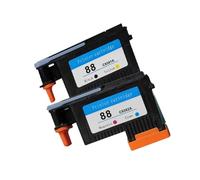 JFGIkLFD Tête d'impression HP88 Compatible C9381A C9382A Compatible avec imprimantes Pro K550 K8600 K8500 K5300 K5400 L7380 L7580 L7590(1 Set)