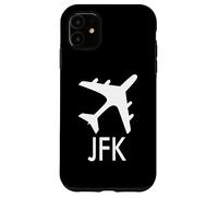 JFK Airport Code Étiquette à Bagages New York City USA Coque pour iPhone 11