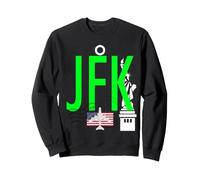 JFK Airport Étiquette pour Sac New York USA Sweatshirt