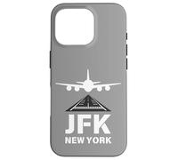 JFK Airport New York City Airplane atterrissage sur Piste Coque pour iPhone 16 Pro