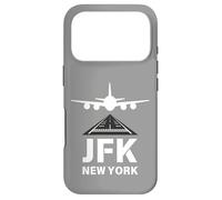 JFK Airport New York City Airplane atterrissage sur Piste Coque pour iPhone 17 Pro