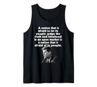 JFK Nation Peur de Laisser Les Gens Juger la vérité craint Les Gens Débardeur