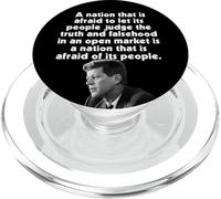 JFK Nation Peur de Laisser Les Gens Juger la vérité craint Les Gens PopSockets PopGrip pour MagSafe