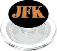 JFK New York Aéroport de New York Code Minimalist PopSockets PopGrip pour MagSafe