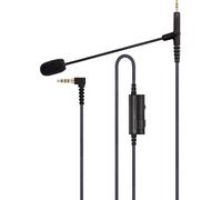JFKJG-Câble de microphone Boom compatible avec manette Play Station PS4 ou Xbox One, PC \u2013 Microphone de jeu Boompro, compatible avec casque Audio Technica ATH-M50x, ATH-M40x, ATH-M70x (150 cm)