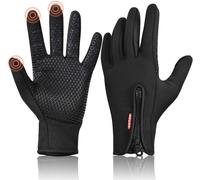 Jfkjg-Gants D'hiver, Gants D'extérieur Coupe-Vent À Écran Tactile,Gants Respirants Antidérapants Pour Cyclisme, Course À Pied, Conduite, Randonnée, Cadeaux Pour Hommes Et Femmes