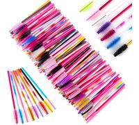 Jfkjg-Goupillon Cils Baguettes De Mascara Jetables Cils Brosse Pour Extensions 200 Pcs Multicolor