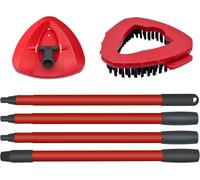 Jfkjg-Serpillère Balai Kit Compatible Avec Vileda Spin Turbo Balai À Franges Tête De Balai De Rechange Balai À Franges Base Manche De Serpillère De Rechange Kit Nettoyage Pour Sols Salle De Bain