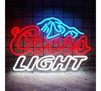 JFLLamp Crs LIGHT Panneau néon pour décoration murale - Pour chambre à coucher, bar, pub, restaurant, Noël, fête d'anniversaire, cadeau de Noël, décoration murale - 5 V USB
