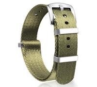 JFMANMSDS Bracelets de montre en nylon OTAN G10 Premium Ballistic Multicolore Bracelets de montre de rechange, taille 18 mm 20 mm 22 mm 24 mm, avec boucle en acier inoxydable argenté pour hommes et