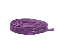 JFNKLFG 2 paires de chaussures planche en toile à lacets souples, plats et creux, Double épaisseur 10mm large, for baskets sport pour Sneakers(Deep Purple,100cm)