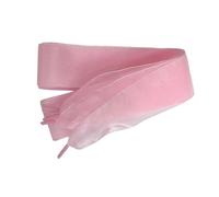 JFNKLFG 2 paires de lacets en organza, belle dentelle transparente | Chaussures de loisirs élargies en toile, lacets de chaussures d'entraînement en mousseline de soie