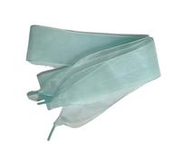 JFNKLFG 2 paires de lacets en organza, belle dentelle transparente | Chaussures de loisirs élargies en toile, lacets de chaussures d'entraînement en mousseline de soie