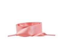 JFNKLFG 2 paires de lacets en ruban soie satiné chaussures plats lacet toile cm largeur 80 cm/100 cm/120 cm/140 longueur pour Sneakers(Watermelon red-2Pair,80cm)