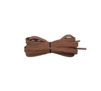 JFNKLFG 4 paires de lacets plats cirés en cuir chaussures décontractées imperméables unisexe bottes lacet pour Sneakers(Red brown,180 cm)