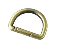 JFNKLFG Boucle de Ceinture Lot de 5 ou 10 boucles métalliques for sangles sac, anneaux en D, fermoirs, ceintures, à ressort, porte-clés, mousquetons, accessoires bricolage Homme(Brass,25mm-10Pcs)