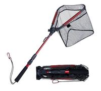 JFNKLFG Epuisette Peche Fishing Landing Net Portable Folding Hand Scoop for Kayaking, Flies Catfish Sea Bass Crabs Tools pour Eau Douce Ou Salée