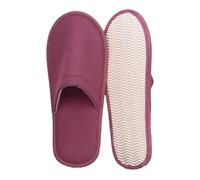 JFNKLFG Pantoufles d'hôtel, pantoufles de voyage, sanitaires, fête, usage domestique, chaussures unisexes à bout fermé, for séjour chez l'habitant Pour l'intérieur et l'extérieur(Red)