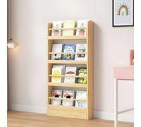 JFOZDM 3/4/5/6 étagères Bibliotheque, Bibliotheque Enfant, Bibliothèque, Bibliotheque Murale, Gain de Place/Antidumping, Bibliothèque Meuble de Rangement pour Chambre d'enfant, Salon, Chambre, Bureau