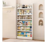 JFOZDM 3/4/5/6 étagères Bibliotheque, Bibliotheque Enfant, Bibliothèque, Bibliotheque Murale, Gain de Place/Antidumping, Bibliothèque Meuble de Rangement pour Chambre d'enfant, Salon, Chambre, Bureau