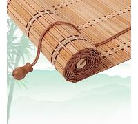 JFOZDM Store Bambou Exterieur, Rideau Bambou Exterieur, Store Enrouleur Bambou, Filtre de lumière/Protection de la Vie privée, Stores Bambou pour Jardin de Cour/Balcon/Terrasse/Lieux Extérieurs