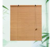 JFOZDM Store Bambou Exterieur, Rideau Bambou Exterieur, Store Enrouleur Bambou, Filtre de lumière/Protection de la Vie privée, Stores Bambou pour Jardin de Cour/Balcon/Terrasse/Lieux Extérieurs