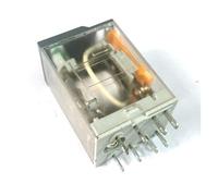 JFQOWCMP Relais électrique Miniature enfichable avec LED RXM2A 2CO 12A 12 VDC-110 VDC 24 VAC-230 VAC Solénoïde(RXM2AB2B7 24AC)