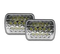 JFRKGMU Jeu De Phares Pour Chevy pour Express 1500 2500 3500 4500 pour Corvette pour phares Astro LED H6054 H5054 phare Feux Avant Auto(Type B 2 piece)