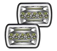 JFRKGMU Jeu De Phares Pour Chevy pour Express 1500 2500 3500 4500 pour Corvette pour phares Astro LED H6054 H5054 phare Feux Avant Auto(Type A 2 piece)