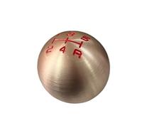 JFRKGMU Pour Civic Pour City,FD2,FN2,EP3,Type R,DC2,DC5,AP1,AP2,S2000,F20C. Pommeau Levier Vitesses Sphérique Aluminium 5/6 Filetage M10*1,5 Pommeau Levier Vitesse Avec Soufflet(5speed champagne)