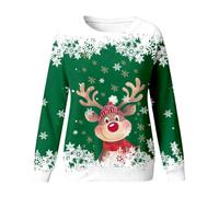 JFSLALL Pull Noel Enfant Gilet De Bebe Garcon Noël Garçon Sweat Fille 8 Ans Ado Moche des Pulls Vetement Ugly Christmas Sweater T Shirt Enfants Renne Sweats