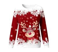 JFSLALL Pull Noel Enfant Gilet De Bebe Garcon Noël Garçon Sweat Fille 8 Ans Ado Moche des Pulls Vetement Ugly Christmas Sweater T Shirt Enfants Renne Sweats