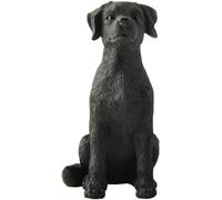 JFSM INC. 3.25" Labrador Dog Sitting Up Figurine - Black Lab Gift, Statue, Decor