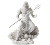 JFSM INC. Poséidon Statue Dieu Grec de la mer avec Trident