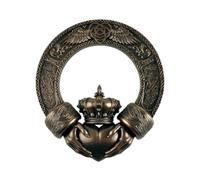 JFSM Plaque murale celtique Claddagh irlandaise pour décoration de la maison Symbole celtique d'amour, de fidélité, d'unité et d'amitié