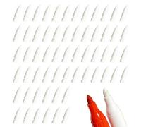 JFTNAKY 60PCS Embouts de Rechange pour Feutre Acrylique, Pointe Fine en Nylon Douce, Rechange Souples pour Marqueurs Acryliques, Mines Souples et Résistantes pour Art, DIY et Écriture