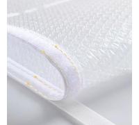 JFUTD Kit D'isolation for Fenêtre Calfeutrer Film De Survitrage Film D'isolation De Fenêtre À Bulles, Coupe-Vent, Couverture Thermique Anti Froid d'hiver Réutilisable(W160xH180cm(63x71in))