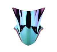 JFZQASWLY Pare-Brise À Double Bulle pour Ninja ZX-10R 2011, 2012, 2013, 2014, 2015, Déflecteurs De Vent Avant Pare-Brise pour Moto(Iruidium)