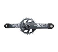 Sram X01 Eagle Superboost+ Dub Direct Mount Crankset Noir 175 mm / 32t Black / Lunar Polar