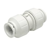 JG Speedfit Pem0410 W connecteur droit 10 mm, blanc, Lot de 10 pièces