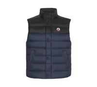 JG1 - Doudoune sans Manches Thomas Bicolore - Homme - Vestes - Bleu - Taille: L