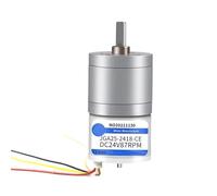 JGA25-2418 DC 12V 24V 9-1977rpm Adjustable Speed Max 9kg.cm High Torque 1-4W 0.035A-0.05A 4MM Shaft Metal Gear Brushless Motor(12v 55rpm)