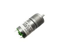 JGA25-280 DC Gear electronic starter 12V 6V Carbon Brush Geared electronic starter Smart Car DIY DC Reducer IINKUEYK(12V 133rpm,Package H)