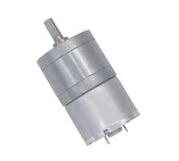 JGA25-310 DC 6V 12V Gear electronic starter Metal High Torque Low Speed Gear electronic starter 16-1800 RPM Reducer Geared electronic starter IINKUEYK(100 RPM,6V)
